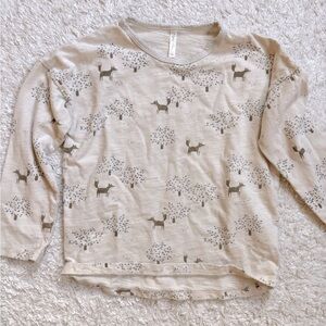 Rylee + Cru 4-5 Boys T-shirt Long Sleeve Winter Autumn Foxes Shirt